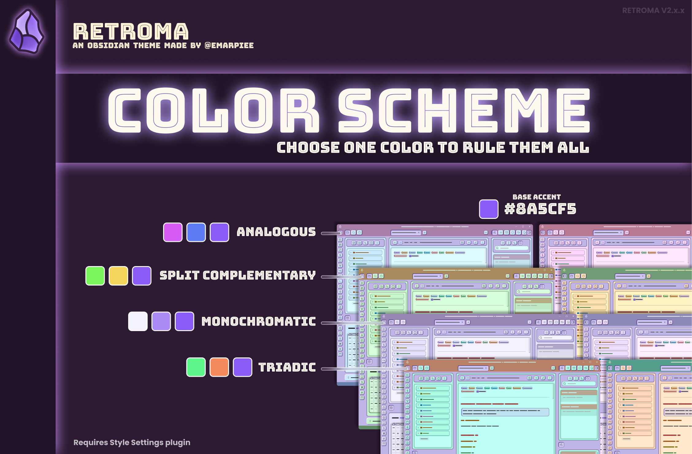 Retroma Color Scheme Demo