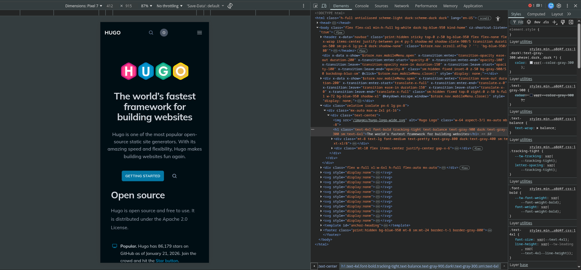 Using Dev Tools to Take Screenshots
