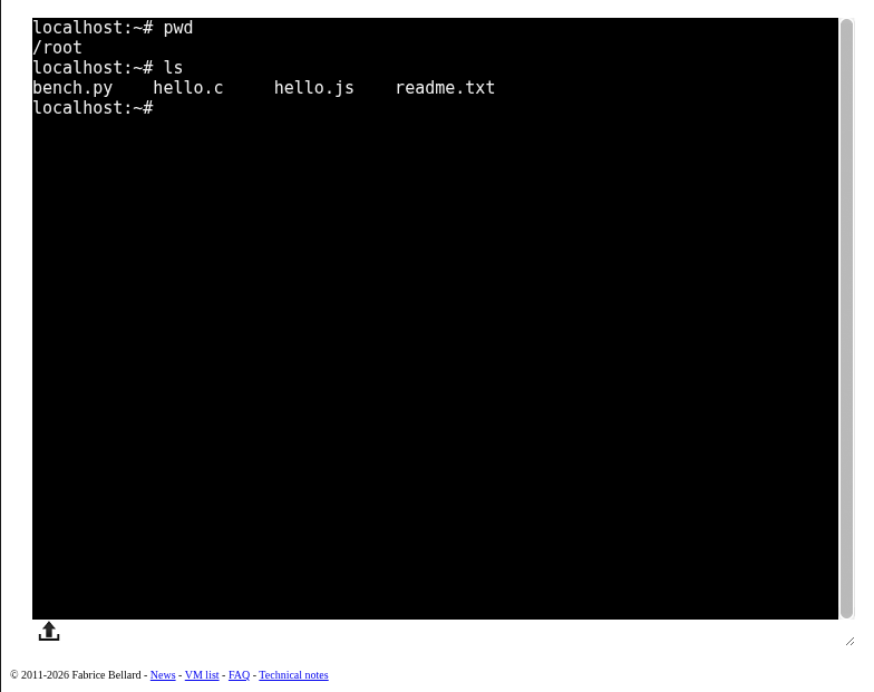 Output of the LS Command